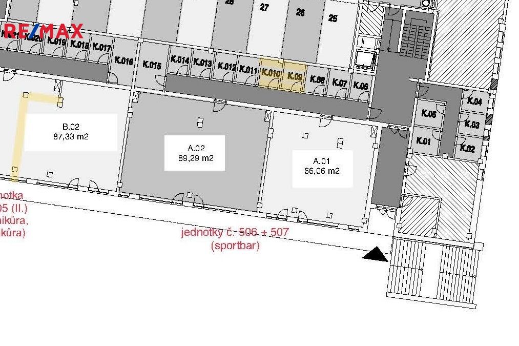 Obchodní prostory u FN Motol - 155 m² s vlastním vstupem